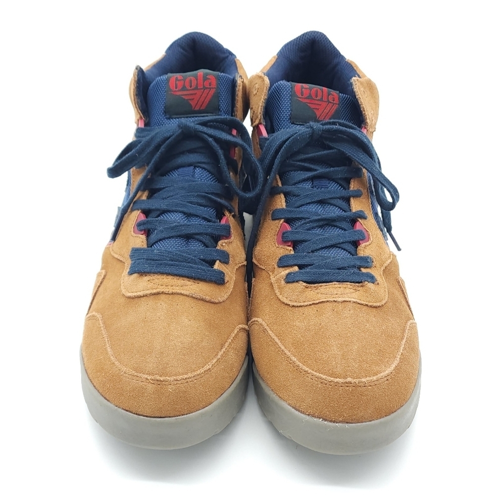 Gola Classics Men's Summit High Casual Sneakers Caramel Navy Size 13 - Picture 3 of 6